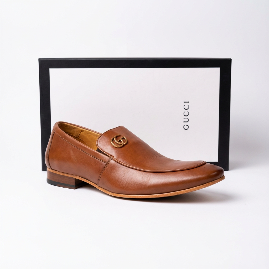 Sapato Loafer Social Gucci Italy 'GG" mini