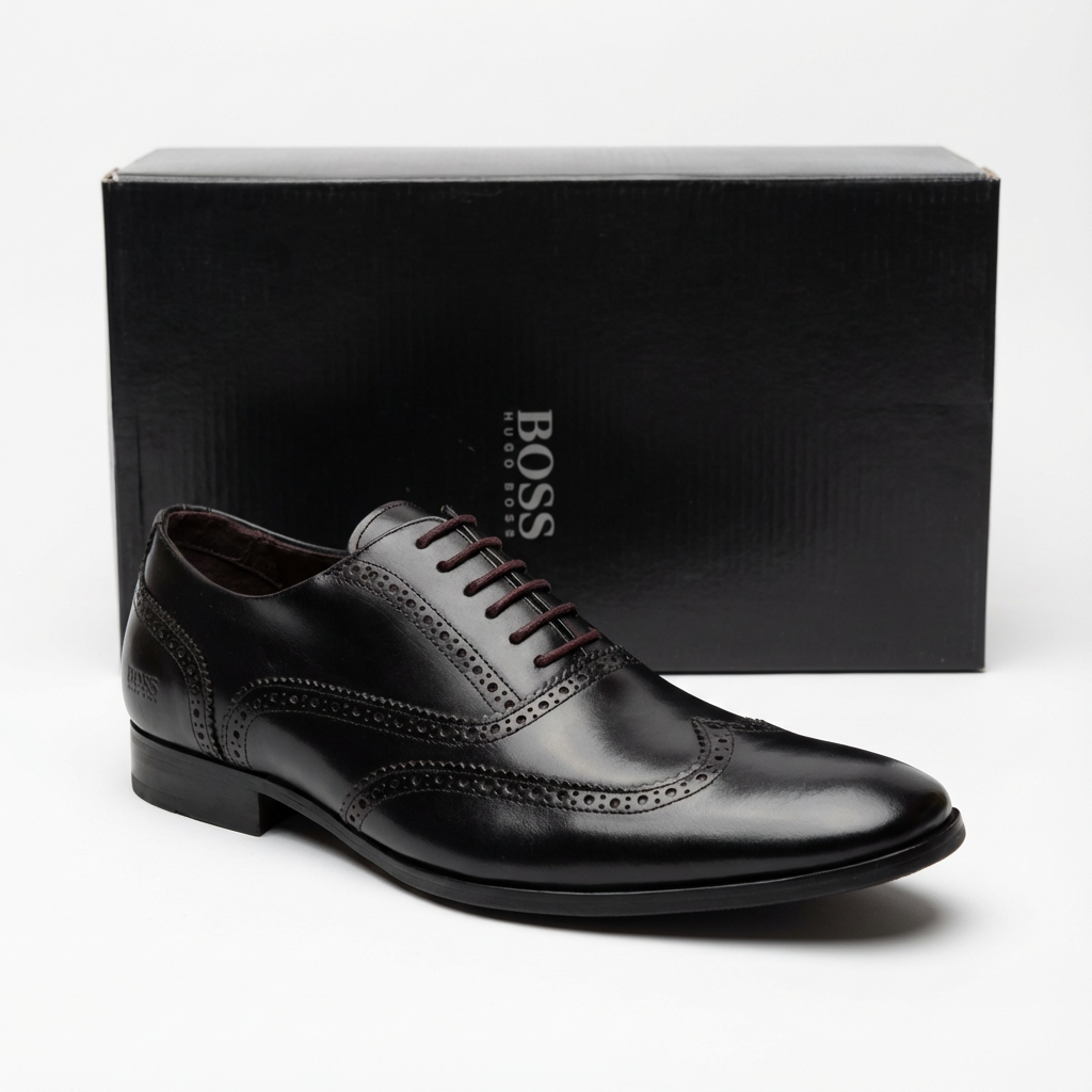 Sapato Social Derby Oxfrod Boss Preto