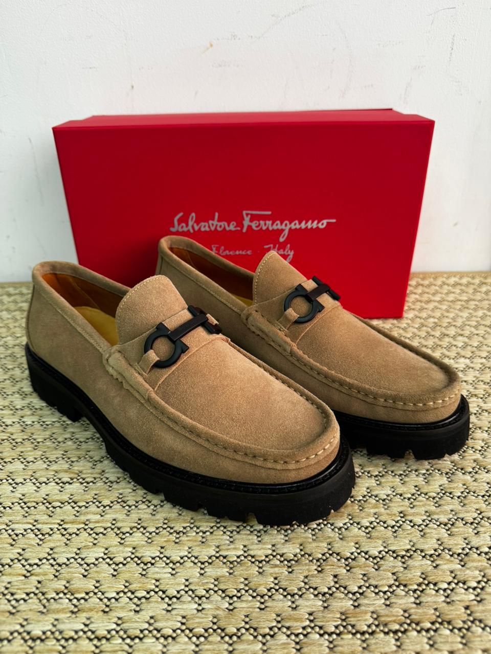 Loafer Ultra Leve SF Italy Camurça Taupe