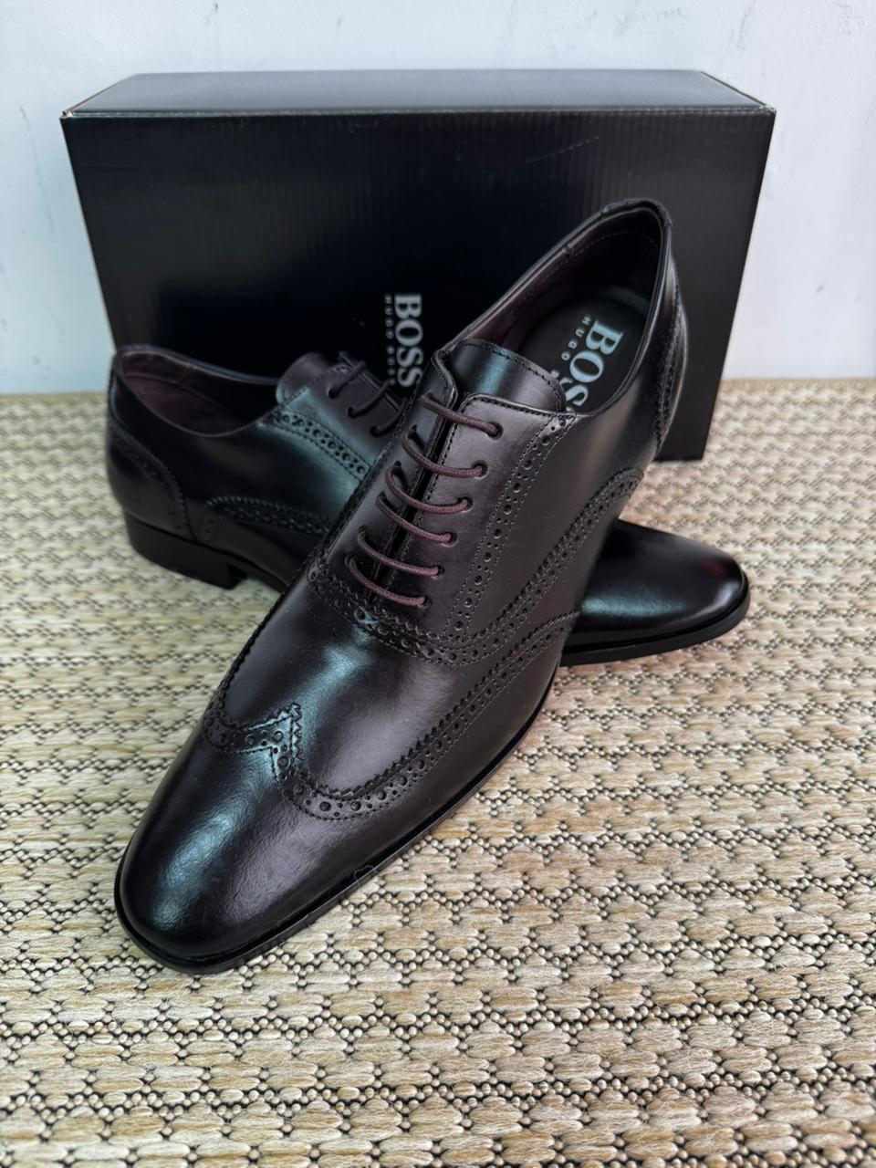 Sapato Social Derby Oxfrod Boss Preto