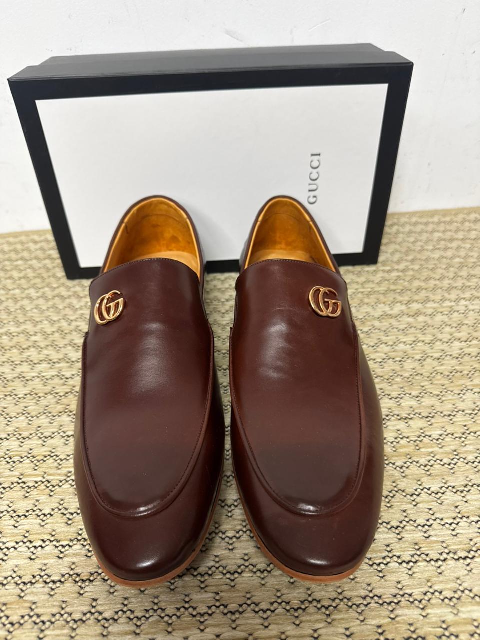 Sapato Loafer Social Gucci Italy 'GG" mini