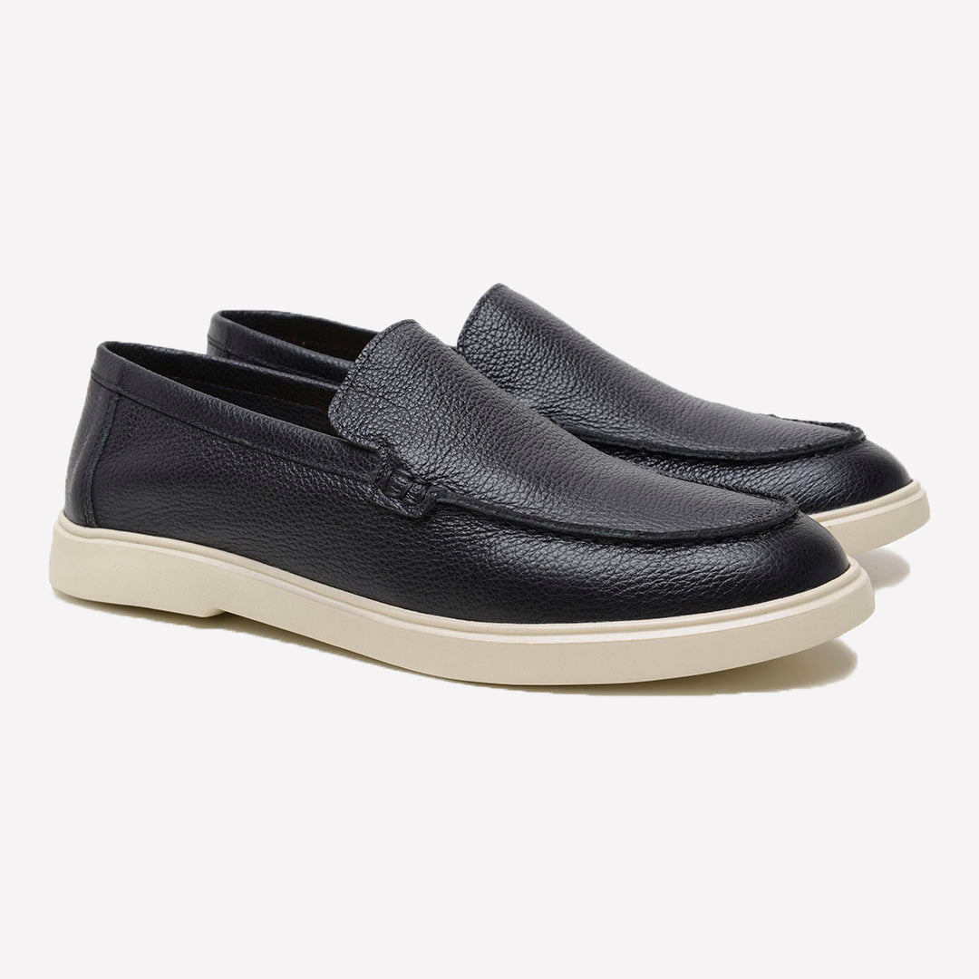 Mocassim Velutto em Couro Floater