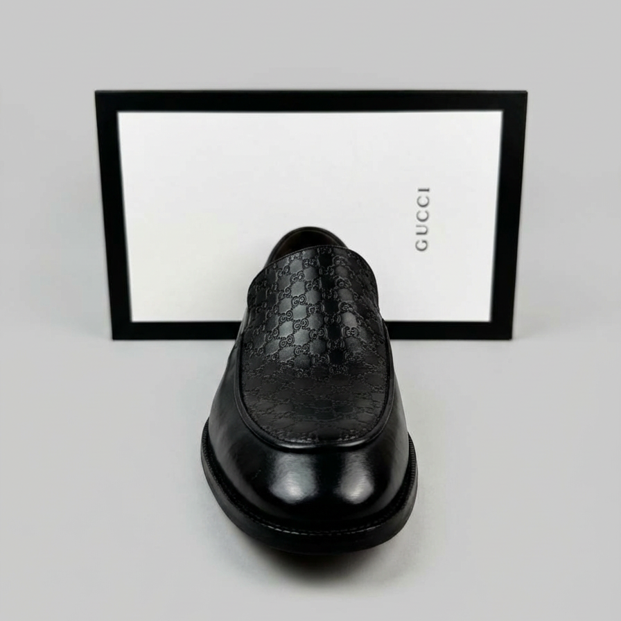 Sapato Loafer Social Alvejado Gucci Italy