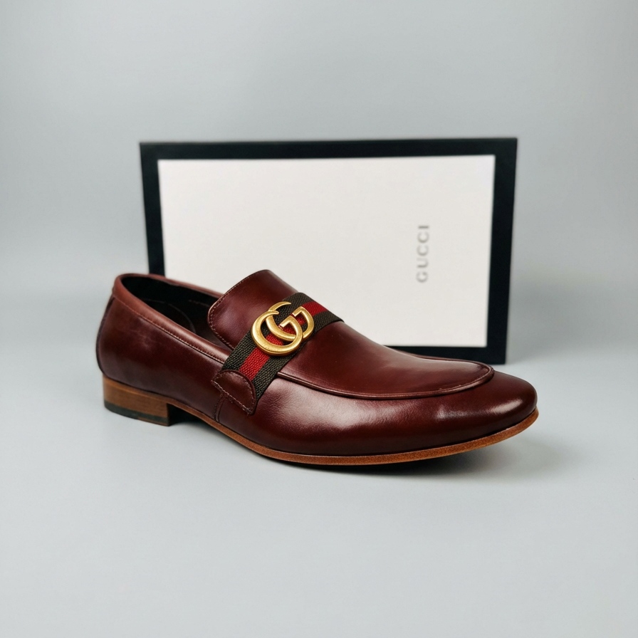 Sapato Loafer Social Gucci Italy "GG"