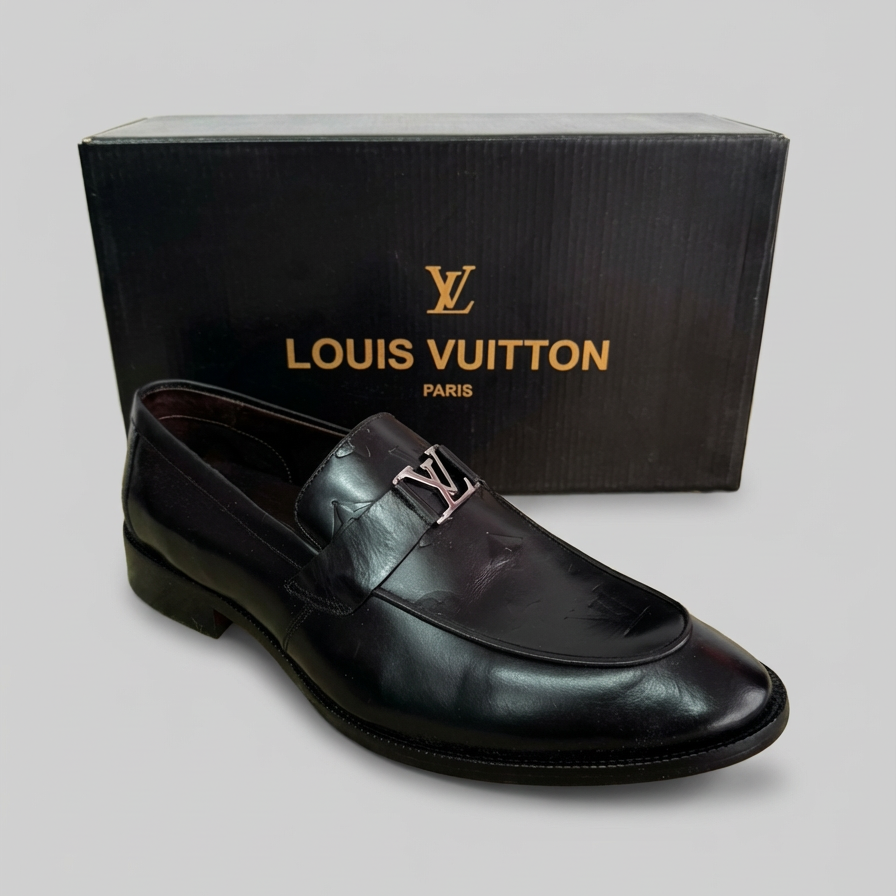 Sapato Loafer Social Louis Vuitton Preto