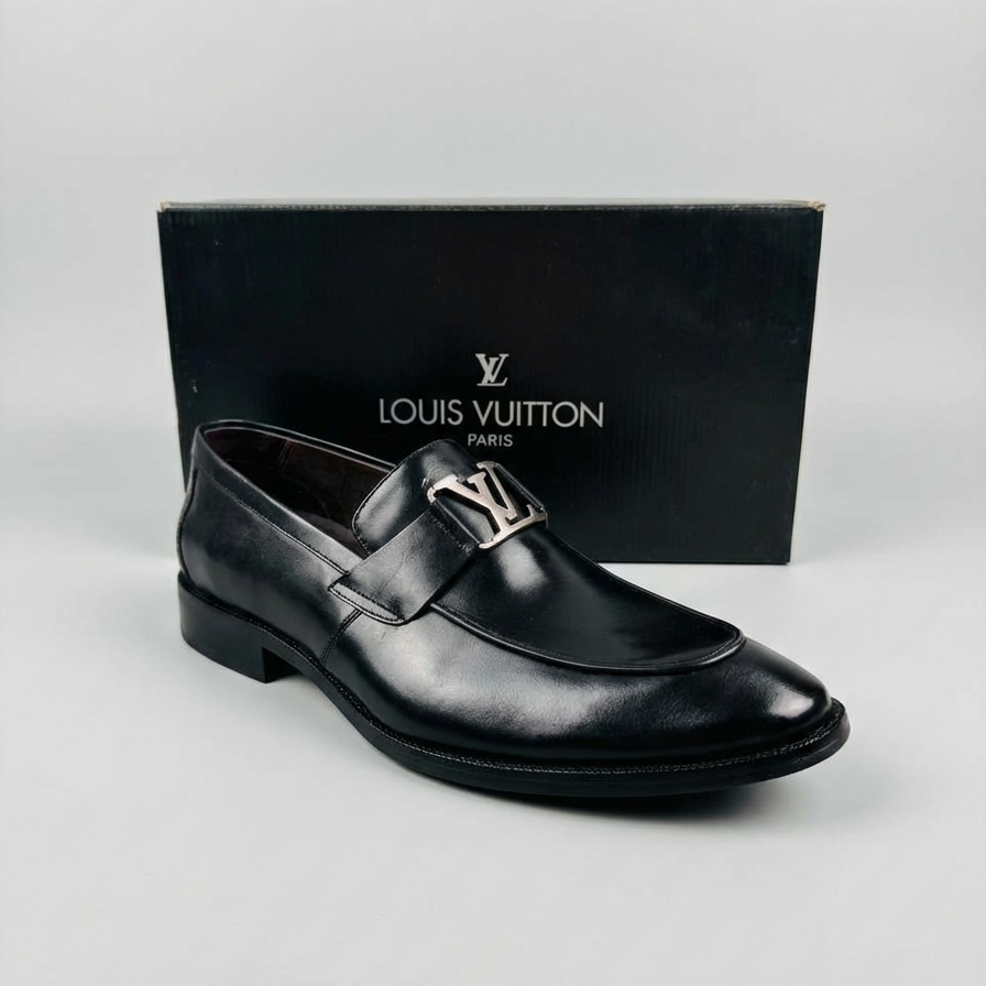Sapato Loafer Social Louis Vuitton Preto