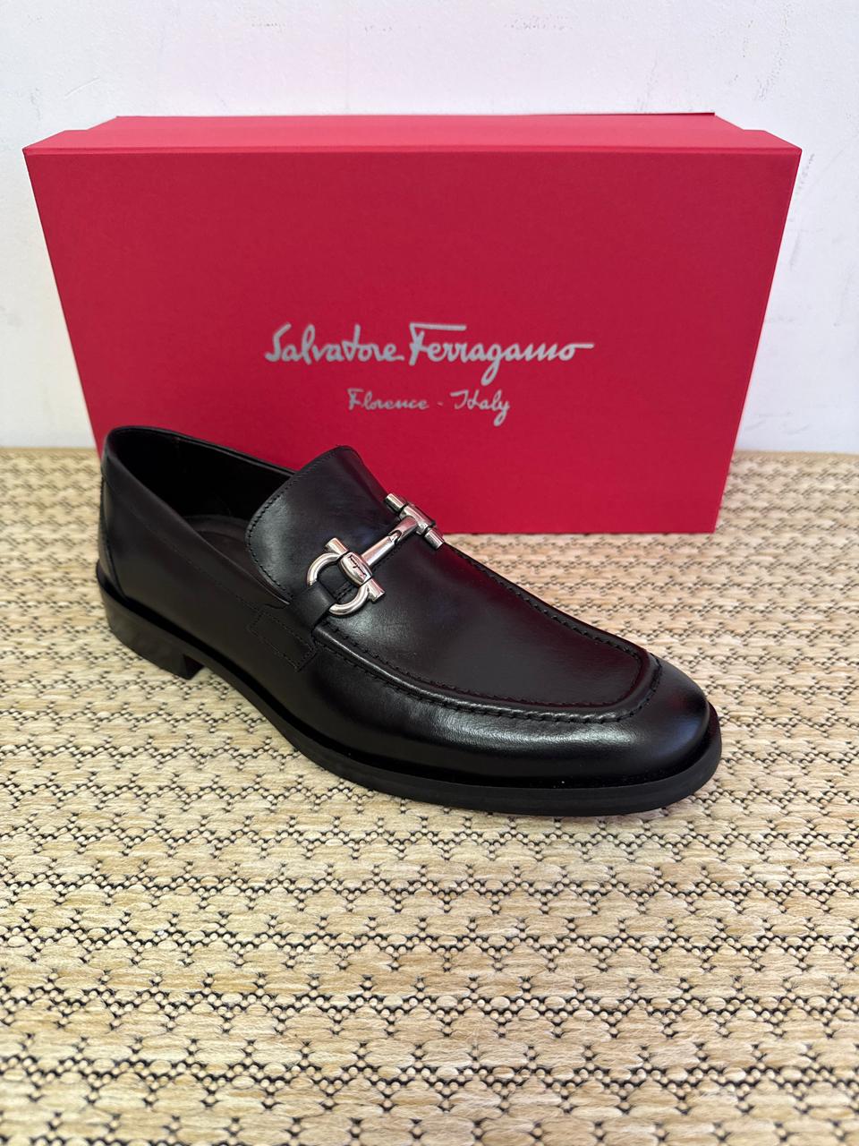 Sapato Social SF Italy Couro Preto