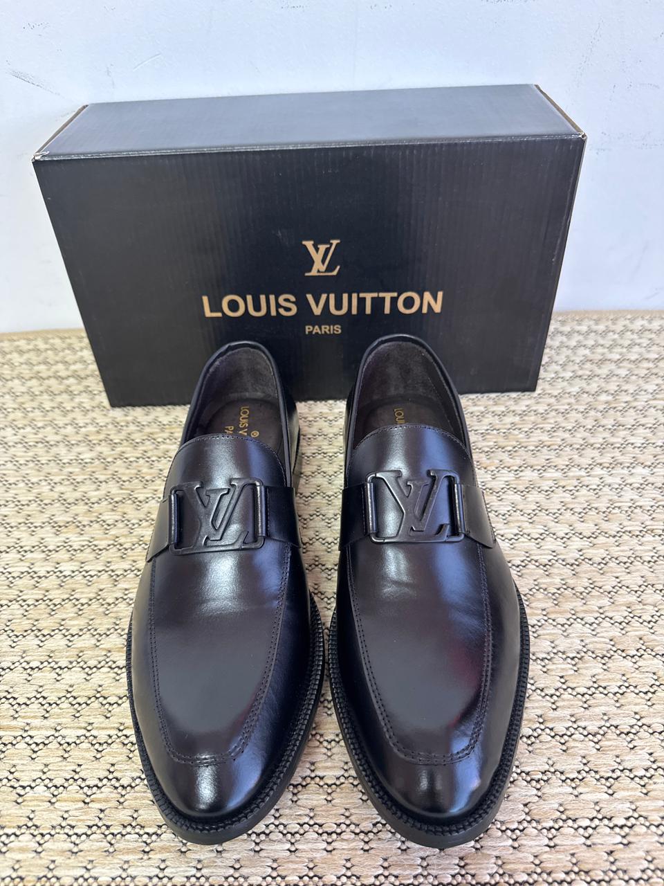 Sapato Loafer Social Louis Vuitton All Black