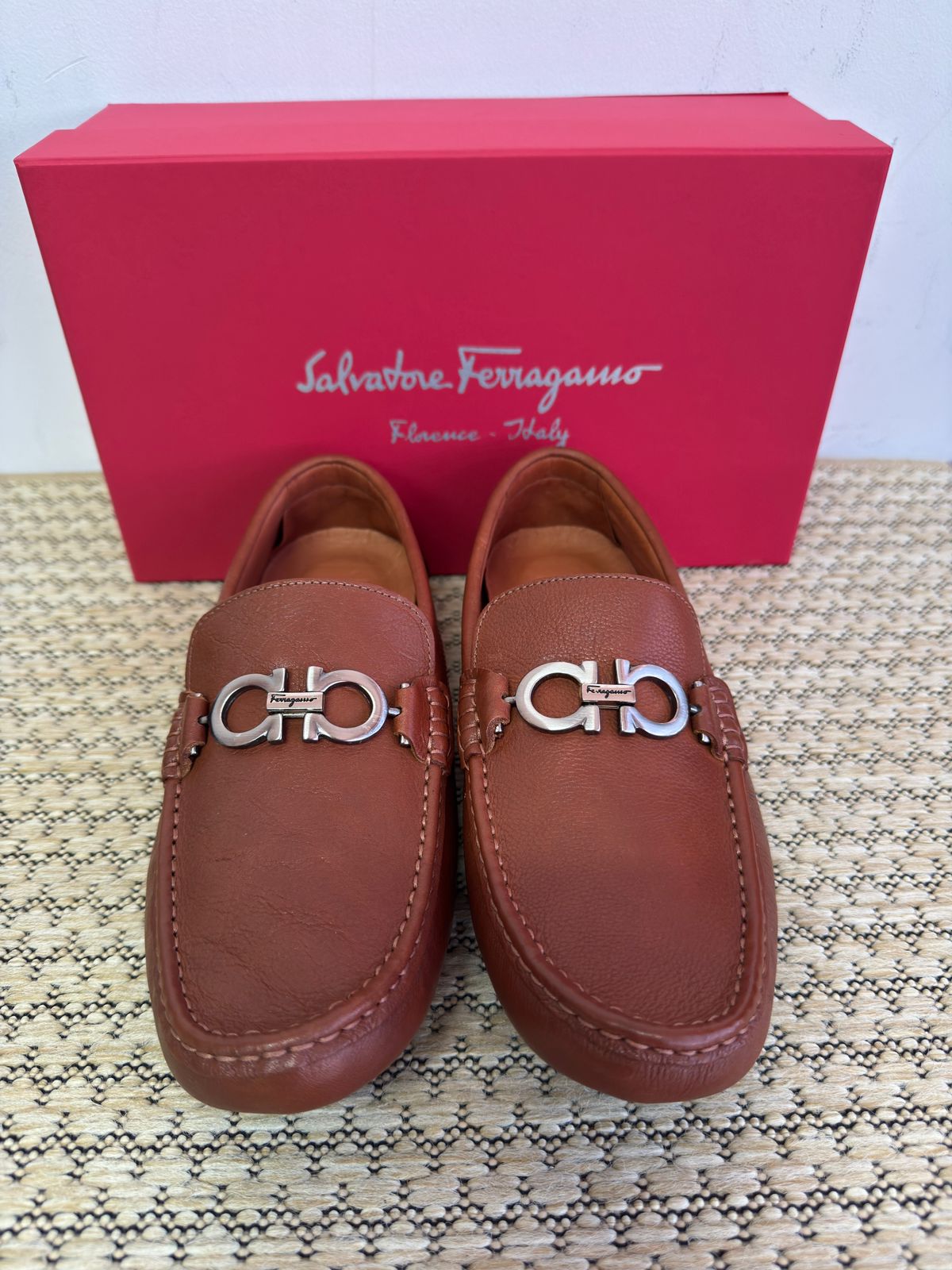 Mocassim Drive SF Italy Caramelo