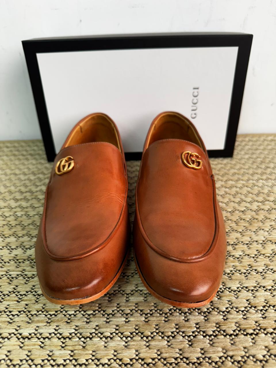 Sapato Loafer Social Gucci Italy 'GG" mini