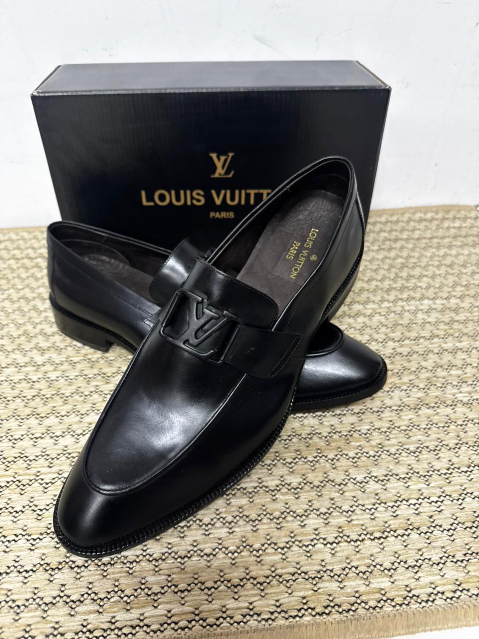 Sapato Loafer Social Louis Vuitton All Black