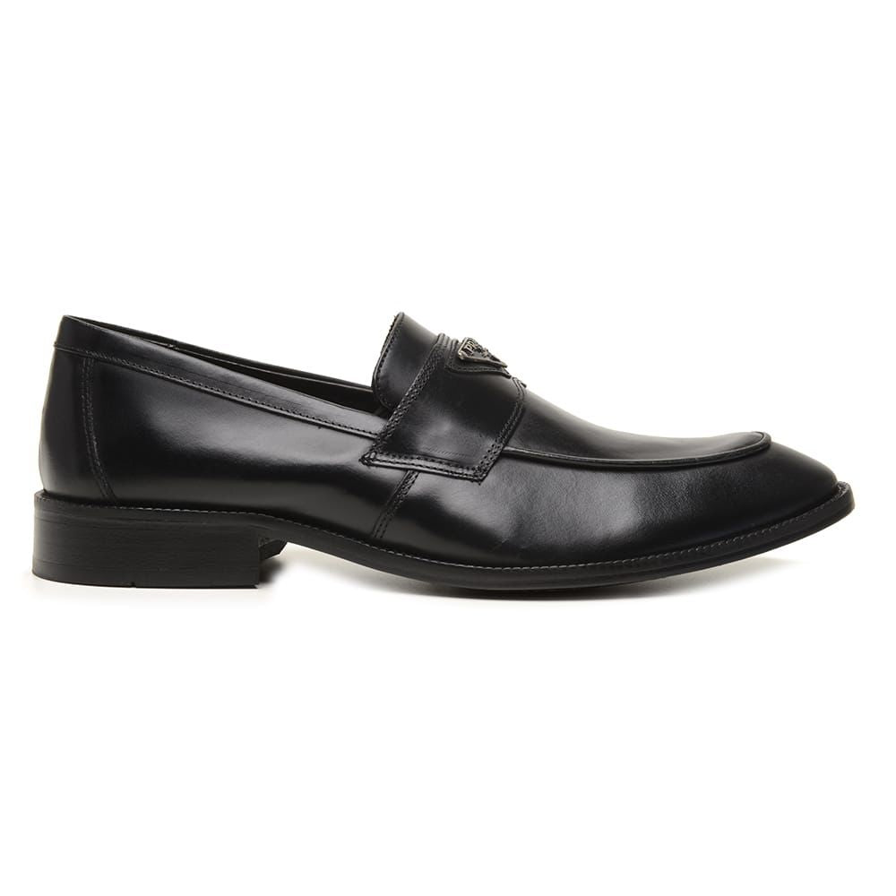 Mocassim Prada Silver Metallic